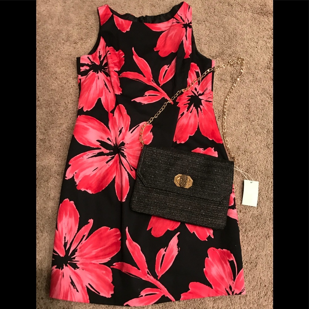 Beautiful Floral lined dress by Jones New York.